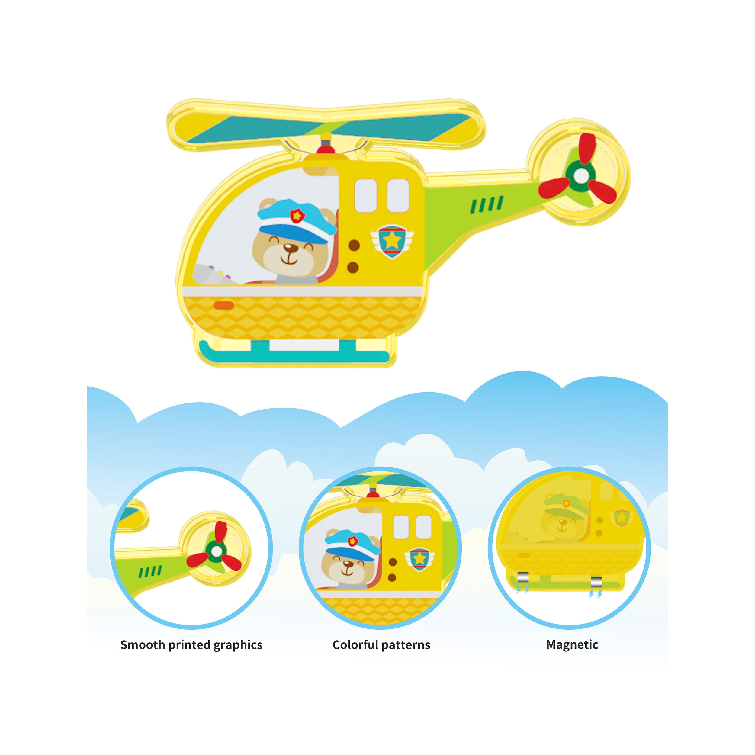 PicassoTiles Magnet Building Blocks Metro City 8 Vehicle  Action Figures