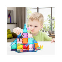 PicassoTiles Magnet Tile Building Blocks 8 Marine Animal Action Figures