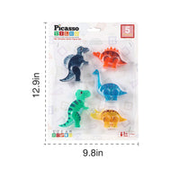 PicassoTiles Magnet Tile Dinosaur Mix & Match Character Prehistoric Friends