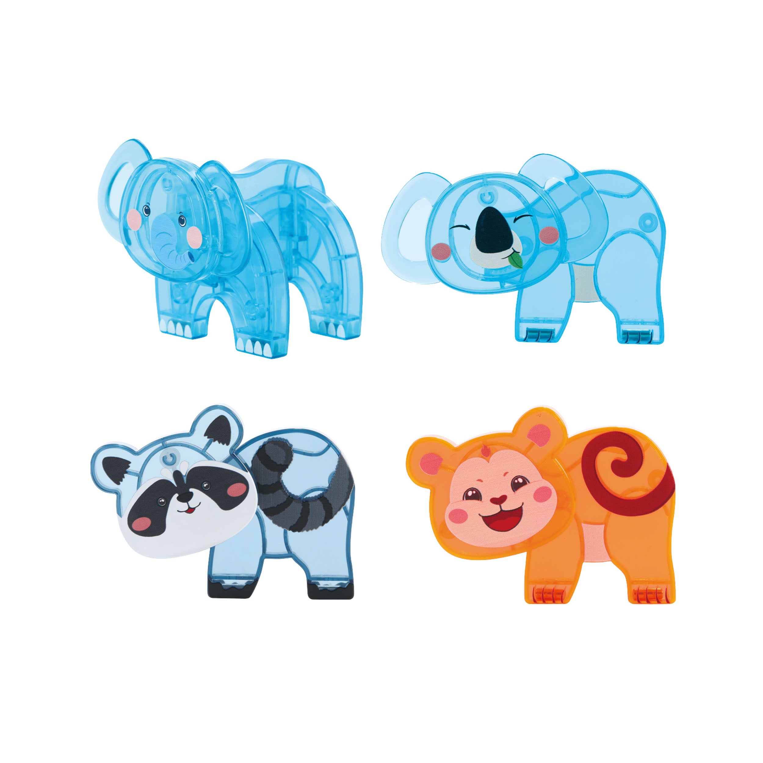 PicassoTiles Magnetic Tile Animal Friends Mix & Match Wildlife Characters