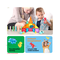 Magnetic Dinosaur Egg Set 6pc STEM Toy for Kids 3+