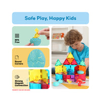 Magnetic Dinosaur Egg Set 6pc STEM Toy for Kids 3+