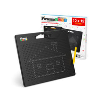 PicassoTiles Large 12"x10" 748pc Magnetic Bead Drawing Board