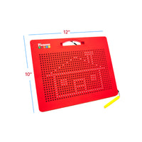 PicassoTiles Large 12"x10" 748pc Magnetic Bead Drawing Board