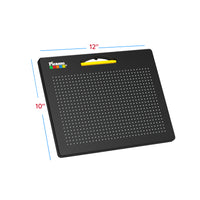PicassoTiles Double-Sided Magnetic Drawing Board Alphabet Letter and Freestyle