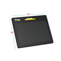 PicassoTiles 2PK 4-in-1 Large Magnetic Drawing Board: Alphabets and Numbers Tracing