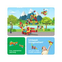 PicassoTiles 116pc Hedgehog Building Block Building Set