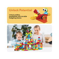 PicassoTiles 116pc Hedgehog Building Block Building Set