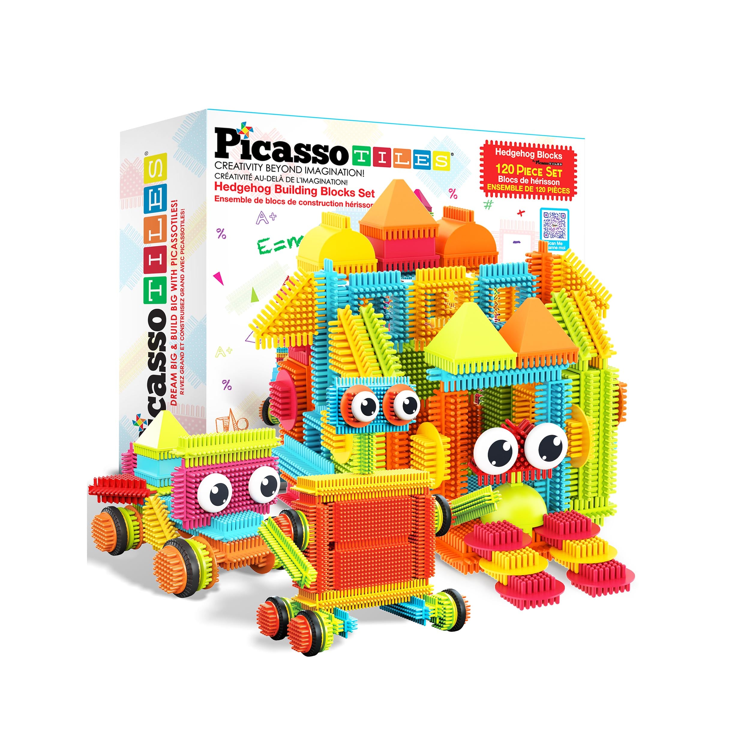 PicassoTiles 120 Piece HedgeHog Blocks · PicassoTiles