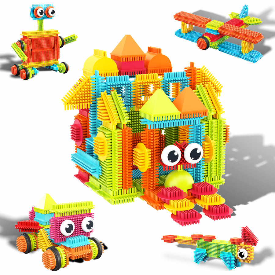PicassoTiles 120 Piece HedgeHog Blocks