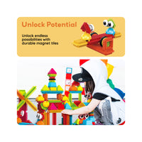 PicassoTiles 240pc Hedgehog Building Blocks w/ Idea Booklet