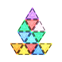PicassoTiles 12 Piece Small Triangle Expansion Pack PTE01