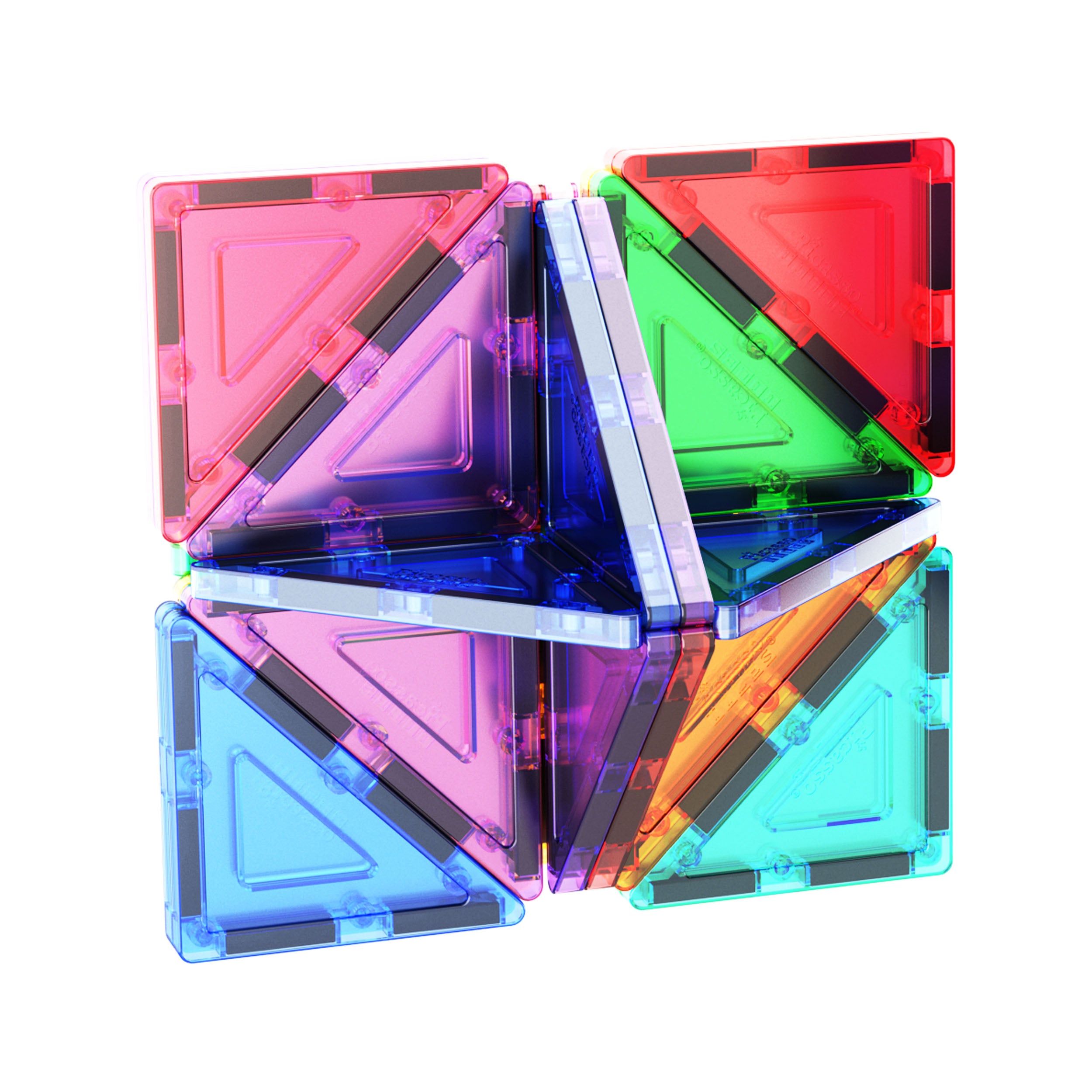 Right Triangle Magnetic Tiles Expansion Pack (12pc) | PicassoTiles ...