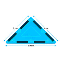 PicassoTiles Magnet Tile 12 Piece Right Triangle Expansion Pack