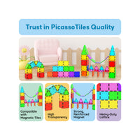 PicassoTiles 12pc Square Expansion Pack