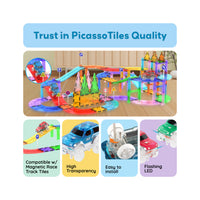 PicassoTiles 3 Pack LED Race Cars Expansion Set