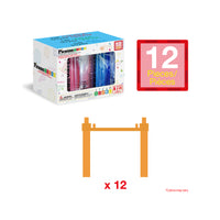 PicassoTiles 12pc Magnetic Tile Support Column Set