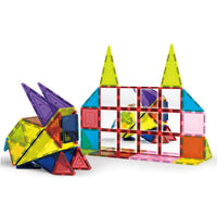 PicassoTiles 12 Piece Magnetic Tile Mirror Building Set