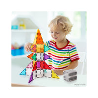 PicassoTiles 12pc Magnetic Tile Transparent Building Tile Expansion Kit