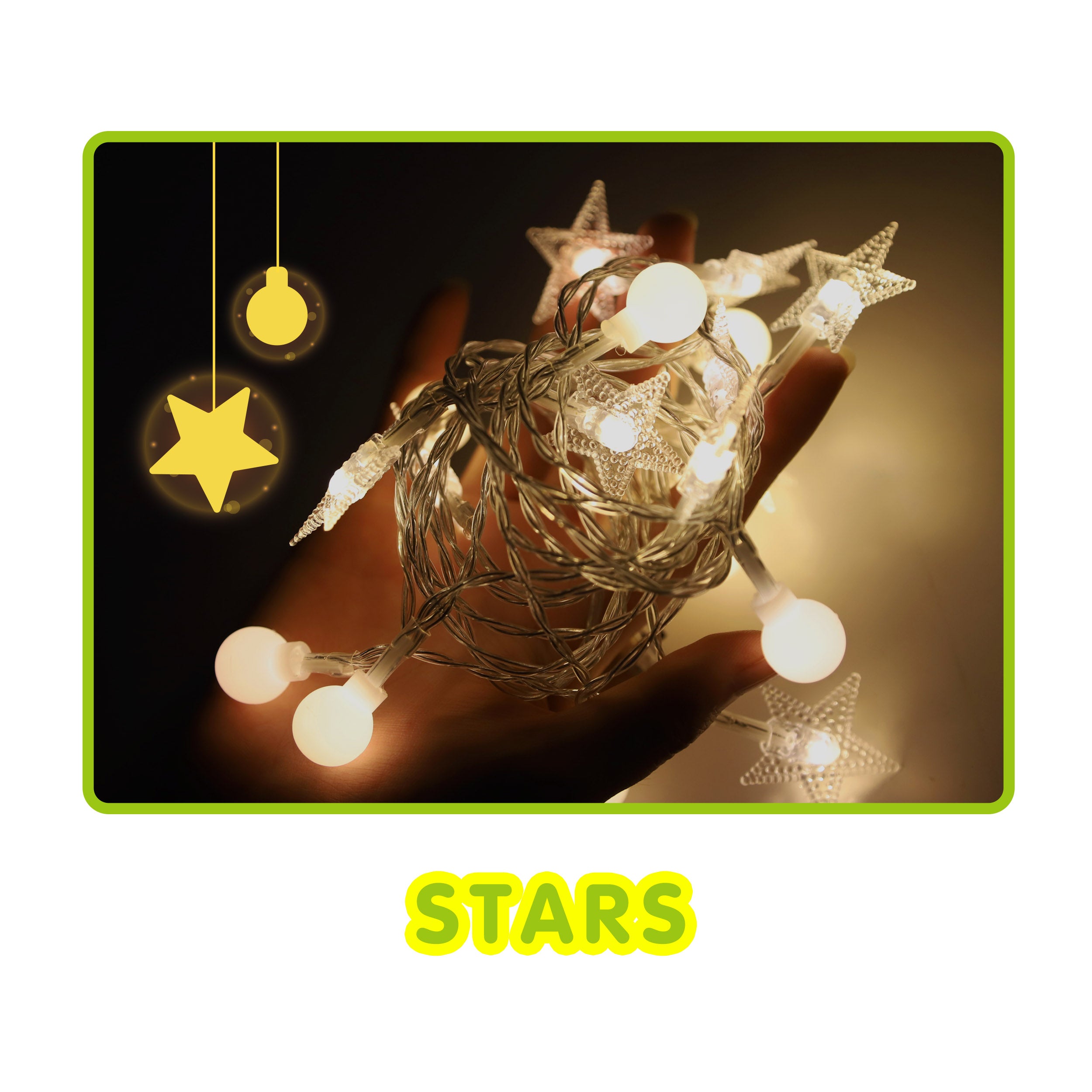 PicassoTiles 3 Piece LED String Lights · PicassoTiles