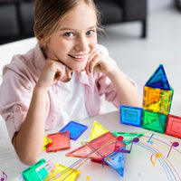 PicassoTiles Interactive Musical Magnetic Building Tile Toy Set