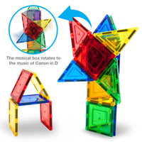 PicassoTiles Interactive Musical Magnetic Building Tile Toy Set