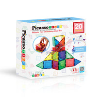 PicassoTiles Interactive Musical Magnetic Building Tile Toy Set