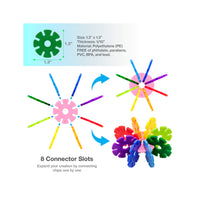 PicassoTiles Building Chip Interlocking Disc Construction Blocks in Color Green