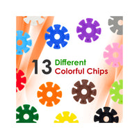PicassoTiles 300pc Building Chips Interlocking Disc Construction Blocks
