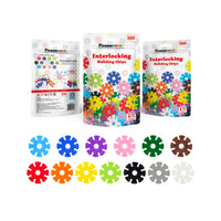 PicassoTiles 300pc Building Chips Interlocking Disc Construction Blocks