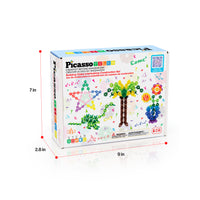 PicassoTiles 600pc Building Construction Toy Interlocking Chips