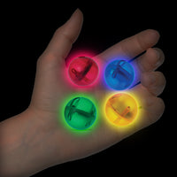 PicassoTiles 4pk LED Light Up Race Track Marbles