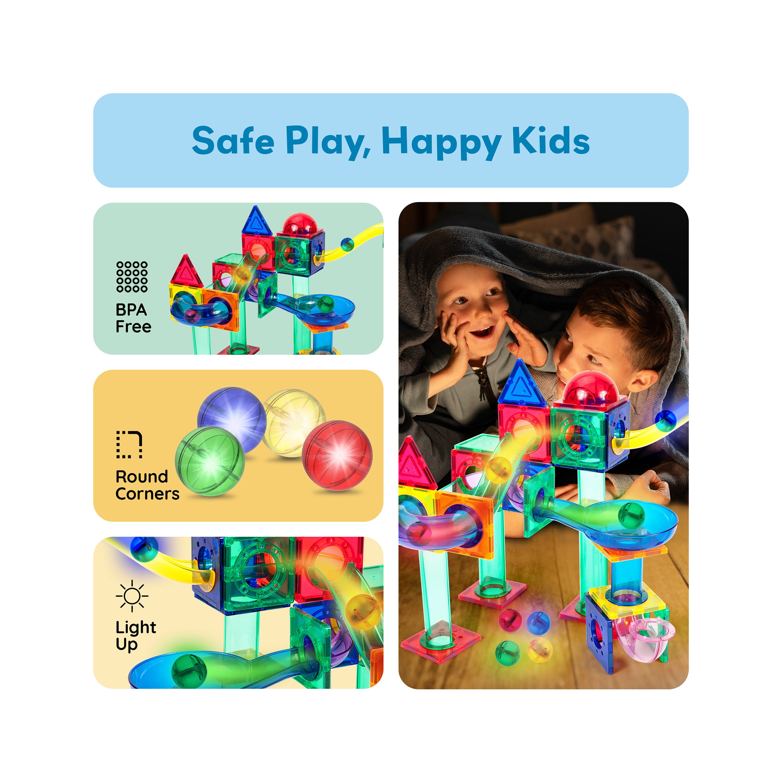 PicassoTilesのトラックランビルディングブロック用マーブル 8個 PicassoTilesトラックラン ビルディング ブロック用 マーブル 8