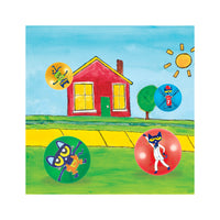 PicassoTiles Pete the Cat Themed Character Marbles