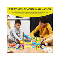 PicassoTiles Pete the Cat Magnetic Marble Run Playset - 62 Pieces