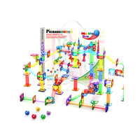 PicassoTiles 120 Pieces Marble Run Set
