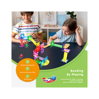 PicassoTiles 40pc Marble Run Building Blocks Connecting Set