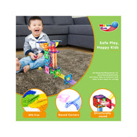 PicassoTiles 40pc Marble Run Building Blocks Connecting Set