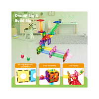 PicassoTiles 40pc Marble Run Building Blocks Connecting Set