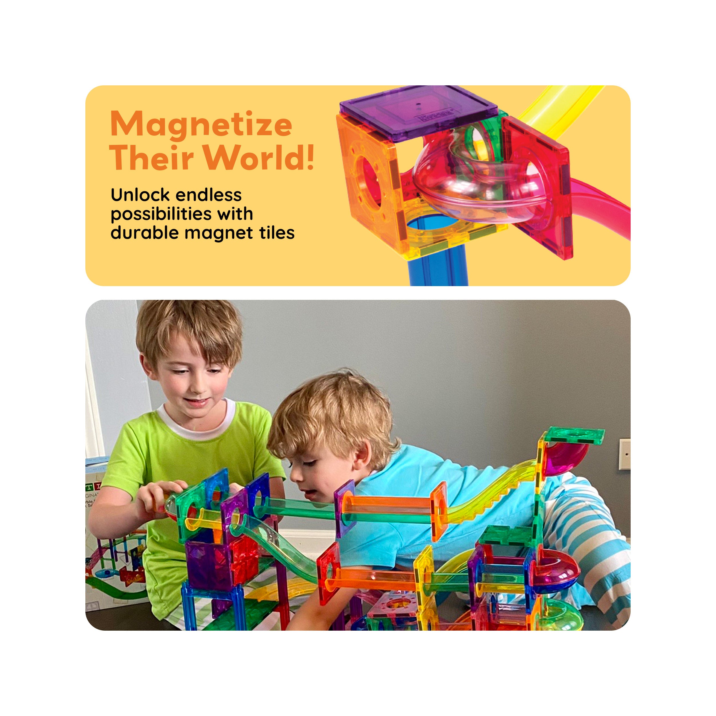 PicassoTiles 50pc Marble Run Building Blocks Set · PicassoTiles
