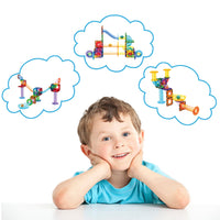 PicassoTiles 60pc Marble Run Building Block Connecting Set
