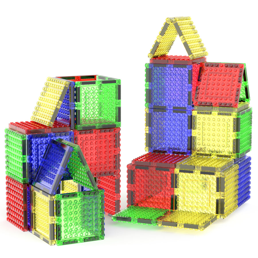 PicassoTiles Magnetic Brick Blocks Toy Tile Combo Pack