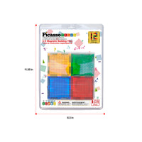PicassoTiles Magnetic Brick Blocks Toy Tile Combo Pack