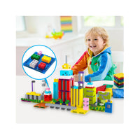 PicassoTiles 12pc Magnet Tile and Brick Block Combo Set