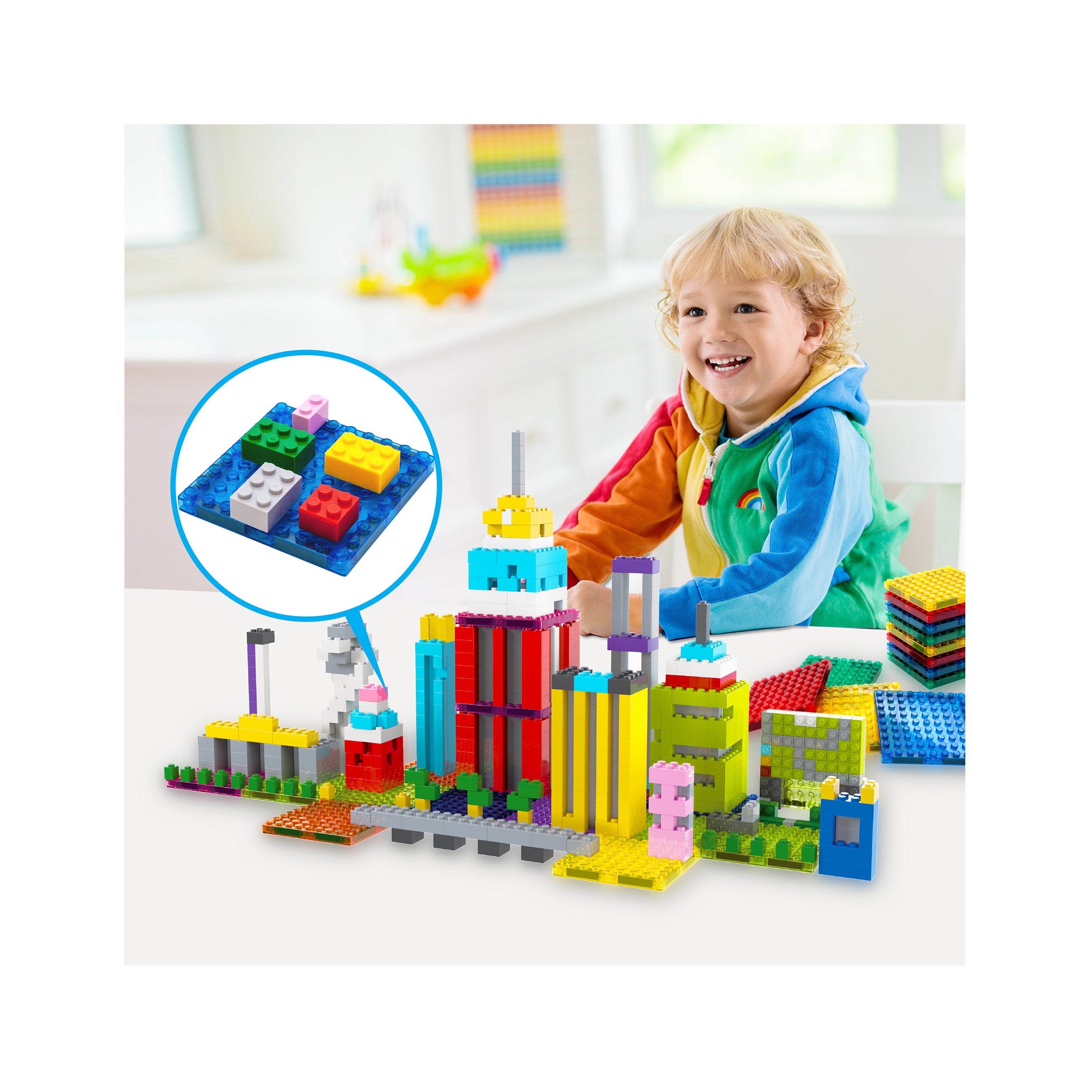 PicassoTiles 12pc Magnet Tile and Brick Block Combo Set