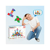 PicassoTiles Magnetic Tile Brick Block Toy Creative Combo Set