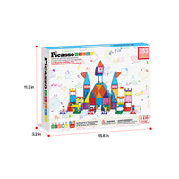 PicassoTiles Magnetic Tile Brick Block Toy Creative Combo Set