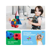 PicassoTiles Mini Car Truck 2pc Set