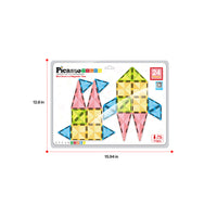 PicassoTiles Mini Diamond Series 24pc Travel Set