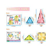 PicassoTiles Mini Diamond Series 24pc Travel Set